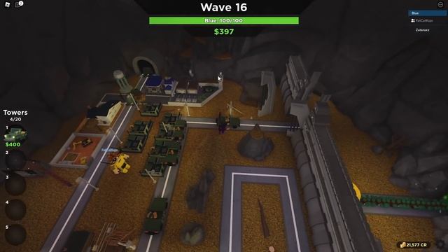 How far can you go with only Patrol (CO-OP) | Roblox Tower Battles смотреть онлайн