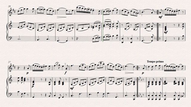 Beethoven, Sonatina No46, Clarinet acompaniament смотреть онлайн