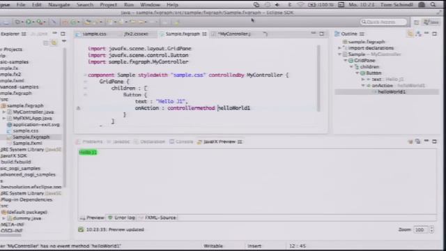 e(fx)clipse: Eclipse Tooling and Runtime for JavaFX смотреть онлайн