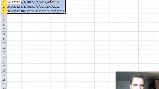 Excel Video 229 Text to Columns смотреть онлайн