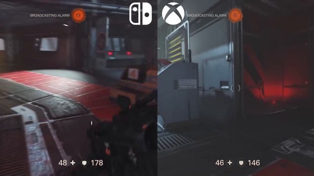 Wolfenstein 2: Switch VS Xbox One Graphics Comparison (Direct Feed) смотреть онлайн