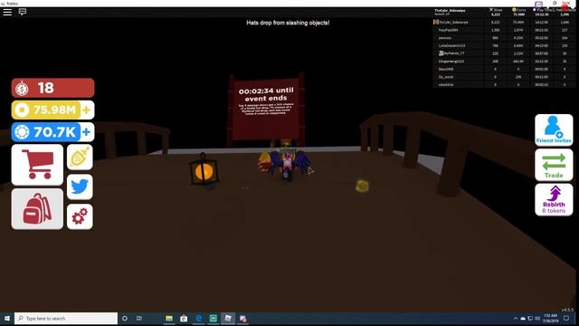 SAMURAI SIMULATOR legendary lvl 100 gear give aways смотреть онлайн