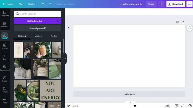 How to Make a Mood or Vision Board on Canva смотреть онлайн