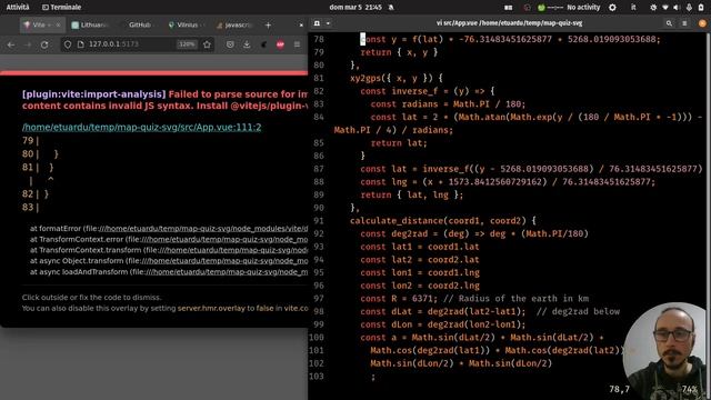 Developing a map quiz game from start to finish in Vue.js смотреть онлайн