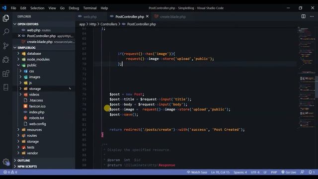 Laravel Tutorials Official In Urdu Part 9 - How to upload image and files and link storage смотреть онлайн