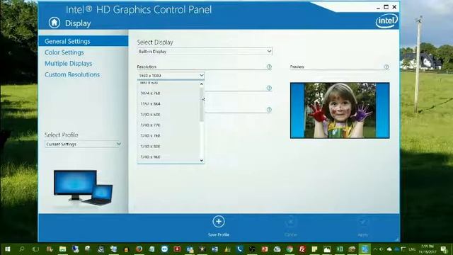 How to remove black bars in 16:9 and 16:10 resolutions screen (STRETCHED for Intel Graphic) смотреть онлайн