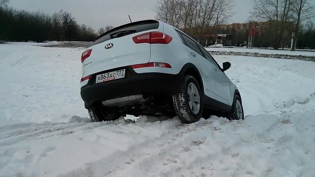 KIA Sportage SL AWD. Диагональное вывешивание 2 смотреть онлайн