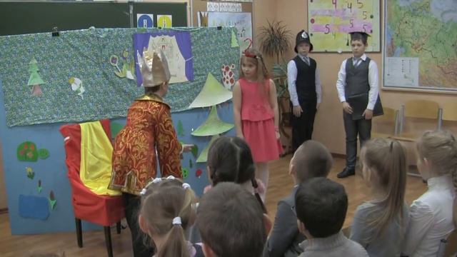Спектакль 3"Г" класса "В школьном царстве-государстве" смотреть онлайн