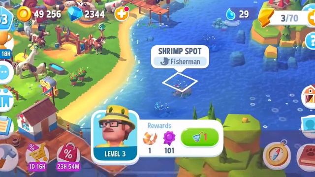 FARMVILLE 3: ANIMALS | iOS | Level 53 | New Area Unlocked: Old Mine | Gameplay смотреть онлайн
