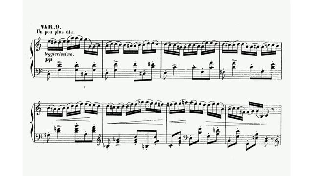 Georges Bizet - Variations Chromatiques De Concert (audio + Sheet Music)