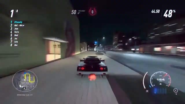 NFS Heat | Luckycharm | 1:24.78 | F40 | PS4 смотреть онлайн