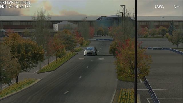 Simraceway - Mitsubishi Evo X at Pudsey смотреть онлайн