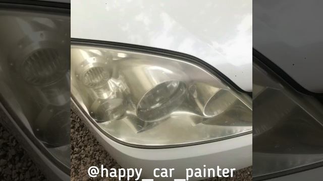 Полировка фар Nissan Primera