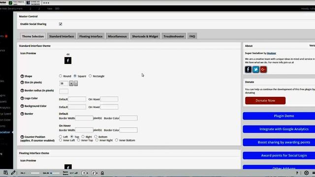 Wordpress Social Media Sharing Plugin Super Socializer Review смотреть онлайн
