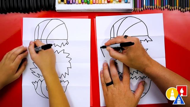 How To Draw A Basketball Folding Surprise смотреть онлайн