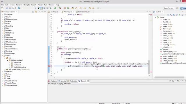 Snake in Java #3 - 2D Spieleprogrammierung mit Swing смотреть онлайн