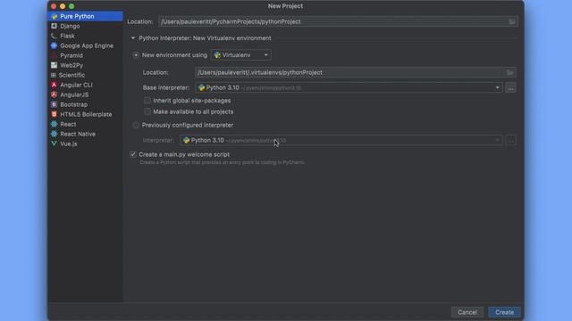 Your First Project in PyCharm | Beginners Tutorial смотреть онлайн