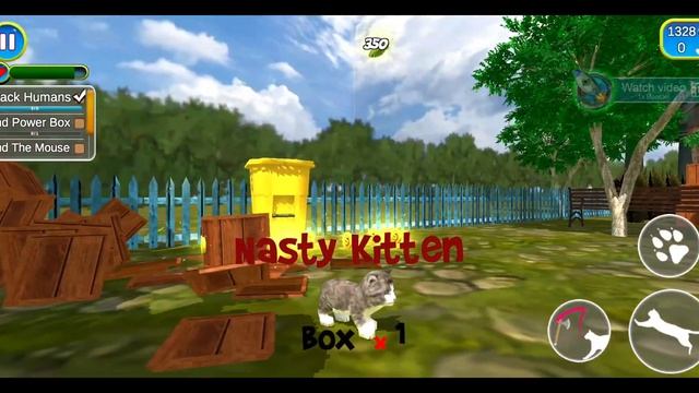 Virtual Cat Simulator Cute Kitty - Android Gameplay FHD смотреть онлайн