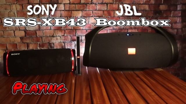 SONY SRS-XB43 vs JBL Boombox (Bluetooth Speaker Part1) ＃20 смотреть онлайн