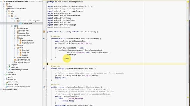 Java Android Studio Button onClick смотреть онлайн