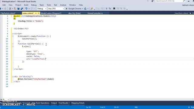 PART 23- CALL PARTIALVIEW IN ASP.NET MVC, WEB API, BOOTSTRAP,JQUERY||C# TUTORIAL смотреть онлайн