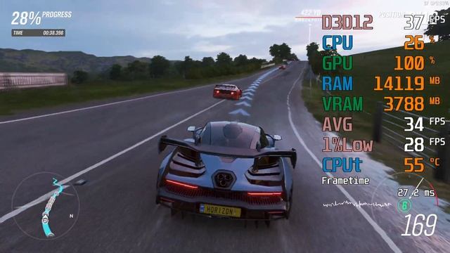 Intel UHD Graphics 730 -- Intel Core i5-11400 -- Forza Horizon 4 Benchmark смотреть онлайн
