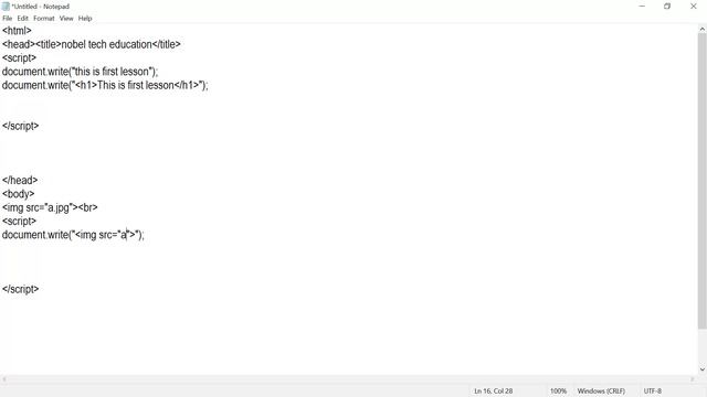 Document.Write Function in Hindi || Java Script Tutorial || By Vijay Teetwal -#nobeltecheducation смотреть онлайн