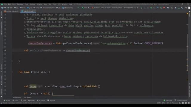 SharedPreferences ile Veri Okumak (Kotlin) смотреть онлайн