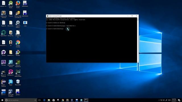 Run C Program in Command Prompt смотреть онлайн