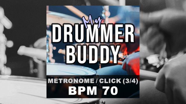 BPM 70 - Metronome 3/4 | Click & Tambourine смотреть онлайн