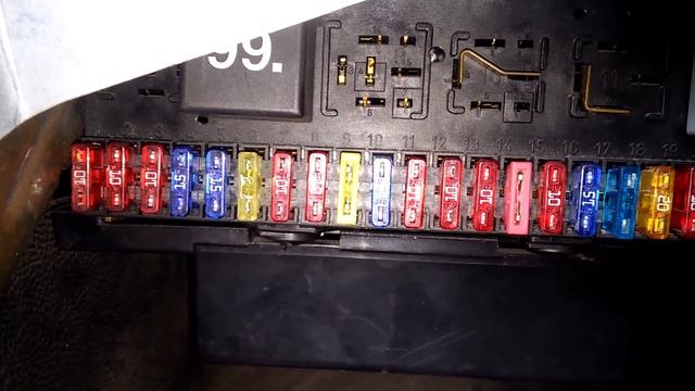 Фольксваген Транспортер, VW T4, схема предохранителей