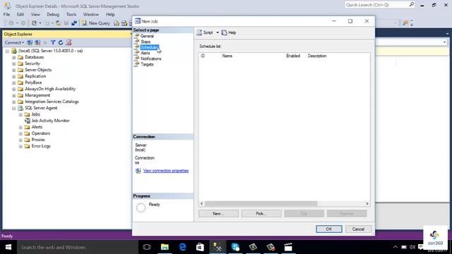 How to create job in SQL server agent смотреть онлайн