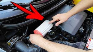 Замена воздушного фильтра КИА ПИКАНТО 2017