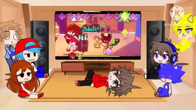 Fnf react to Fnf But Everyone Sings It! (Gacha club) смотреть онлайн