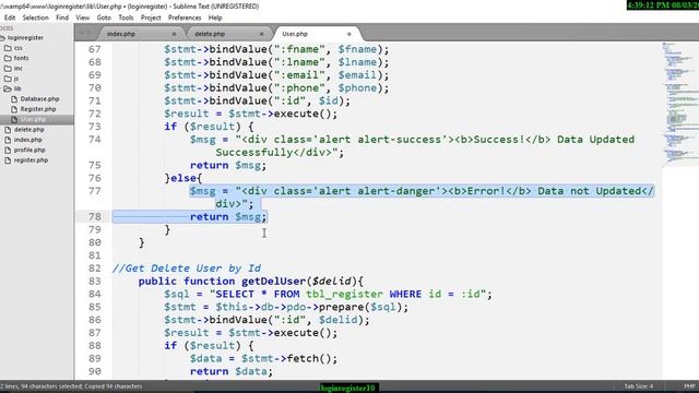 Dynamic Login Register System With CRUD (Part - 11) смотреть онлайн