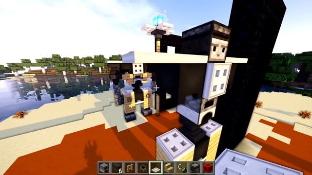 How to build Observer Guardians in Minecraft! Looks like PopularMMOs смотреть онлайн