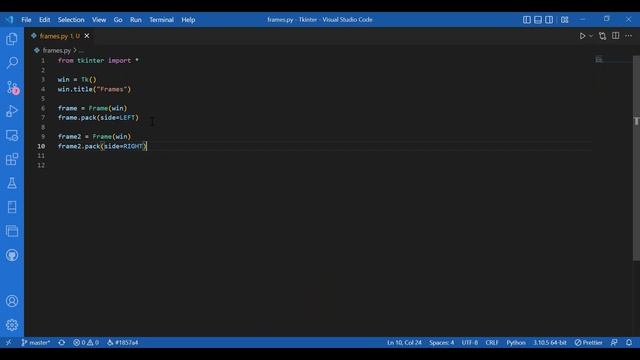 Tkinter Tutorial For Beginners - Frames in Tkinter смотреть онлайн