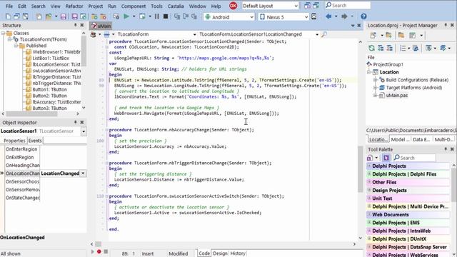 Delphi: Using Location Sensors (iOS and Android) смотреть онлайн