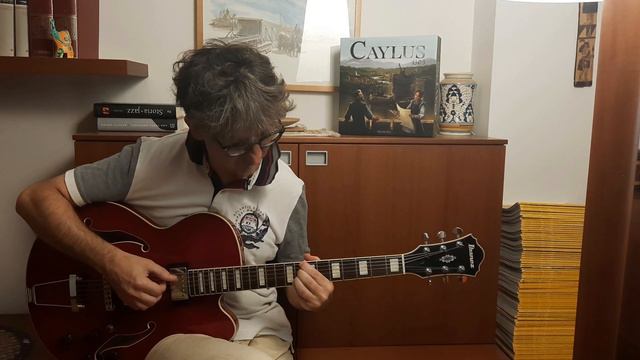 CHITARRA JAZZ- BLUES in SIb, IBANEZ AFS75 смотреть онлайн