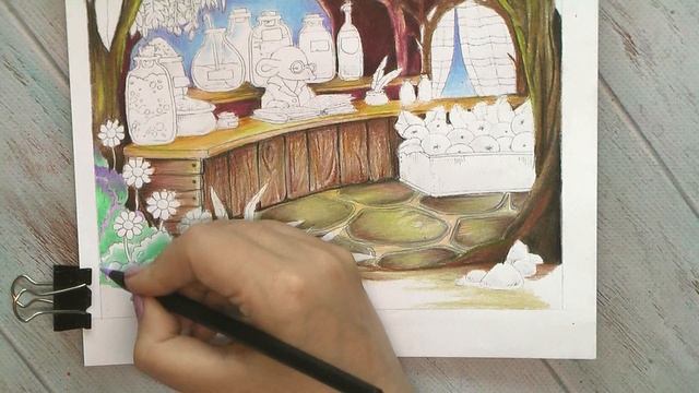 PHARMACY. Part 2 #Coloring in 'Nice Little Town 7' #Раскраска-антистресс смотреть онлайн