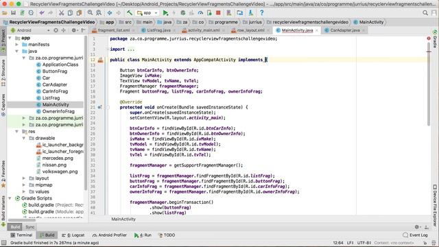30. Solution to Fragments and RecyclerView Challenge Part 3 (AS 3.1.3) смотреть онлайн