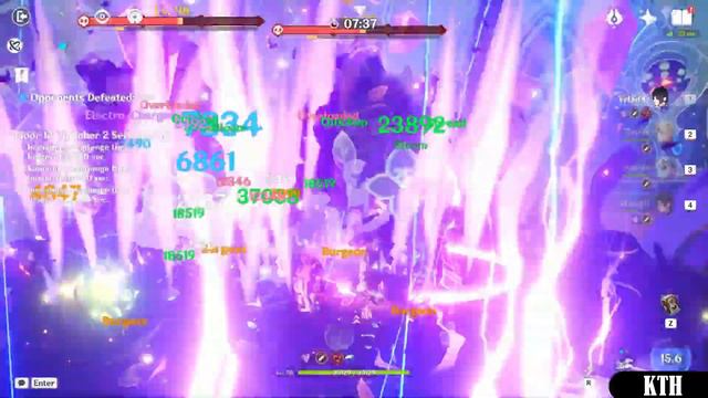 Yae Miko Hyperbloom & Yelan X Thoma Burgeon - 3.2 Spiral Abyss Floor 12(9 Stars) | GenshiN Impact