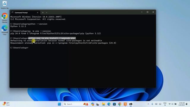How to Install Flask on Windows 10/11 [ 2024 Update ] in Python 3.12.2 смотреть онлайн