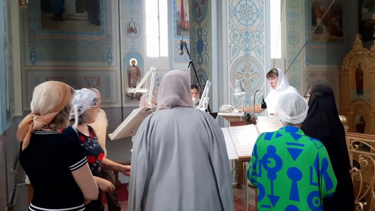 «Сугубая ектения» (В. Зиновьев). Регент Ирина Филатова. смотреть онлайн