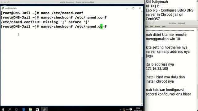#Lab 6.5 - Configuration Bind DNS Server in Chroot Jail on CentOS смотреть онлайн