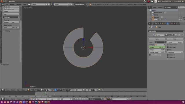 Blender Tutorial - How to make a 2D Animated Ring Circle for Intros смотреть онлайн