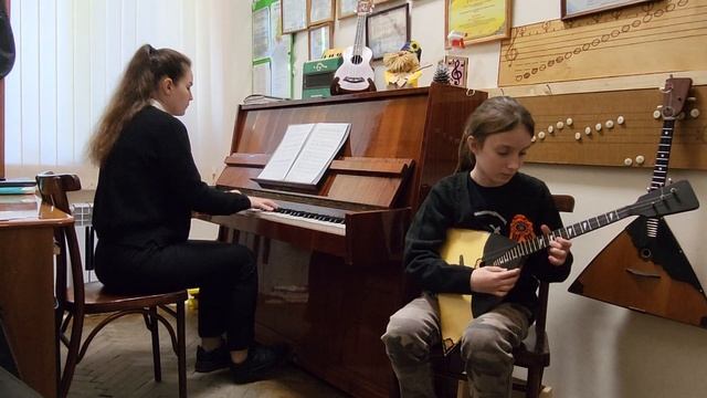 Безуглова София, 1 год обучения. В. Панин. Весёлая полька. 04.05.23 смотреть онлайн