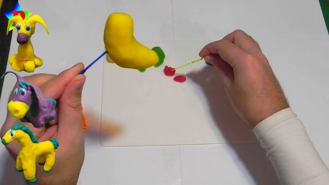 Лепим домашних животных из пластилина V23