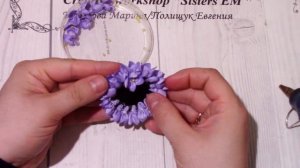 Очень красивая брошь к 9 мая с сиренью