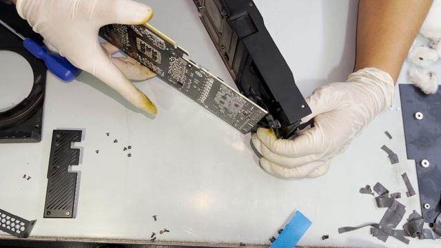 Gigabyte RTX 3080 TURBO 10G  Thermal Pads Replacement - Fix RTX 3080 Memory Temperatures for Minin